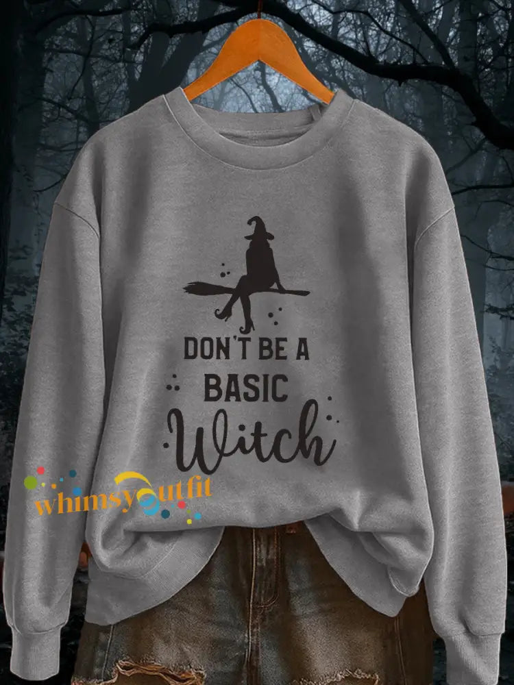 Women’s Witch Sweatshirt Light Gray / S