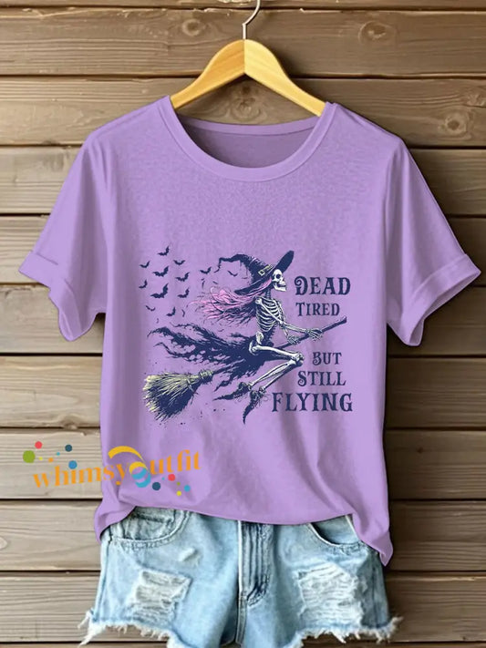 Women’s Witch T Shirt Light Purple / S