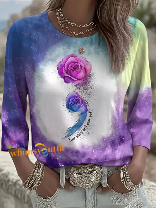 Women‘s Your Story Isn’t Over Yet Long Sleeve Shirt As picture / S